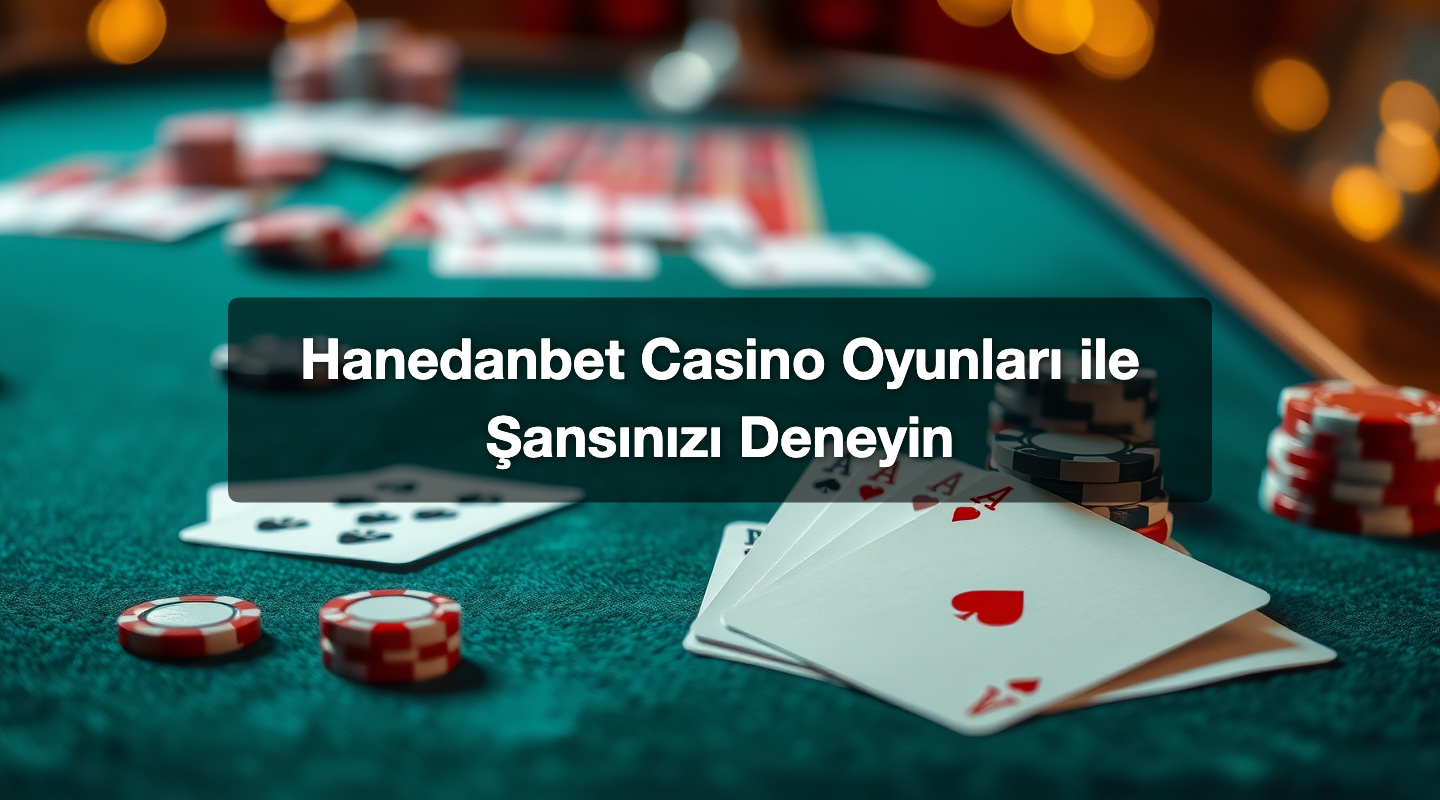 Hanedanbet Casino Oyunları ile Şansınızı Deneyin